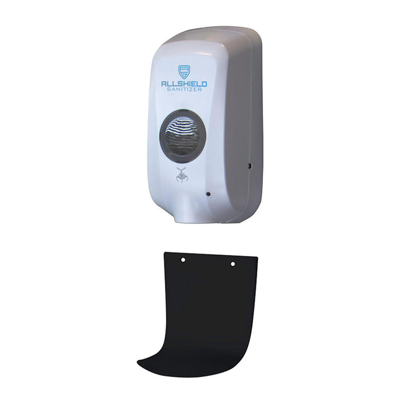Hands Free Dispenser With Drip Tray Allshield - Wall Mounted Hand Sanitiser Dispenser With Drip Tray